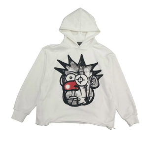 Unisex Regular Fit Crop Hooded Acid <b>Wash</b> Anti-Wrinkle Double Pocket Front Streetwear Hoodie Solid Color Knitted 370g 100% Cotton - Product Image 6