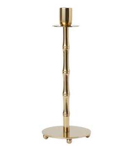 Single Piece <b>Large</b> Pillar <b>Candle</b> Holder Brass Table Decorative Royal <b>Candle</b> Stand for Single Candlestick Holder Low Prices - Product Image 3