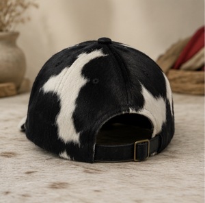 Casquette de baseball en fausse fourrure, imitant un motif animal, unisexe, réglable, chapeau tendance, à porter en toutes saisons - Product Image 2
