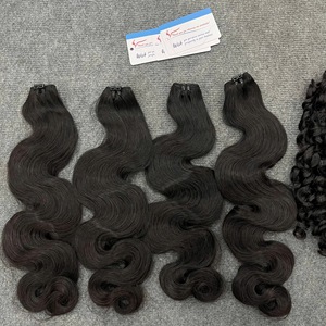 Nouvelle Arrivée - Lots de Cheveux Vierges Bruts Ondulés à la Vapeur, Origine Vietnamienne, Texture Soyeuse Bouclée, Pointes Épaisses, Haute Qualité - Product Image 3