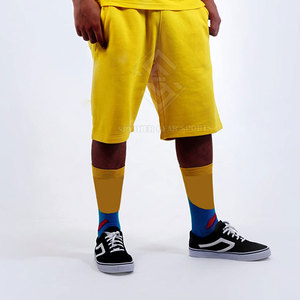 Pantalones Cortos Deportivos Casuales para Hombre, de Felpa, Sólidos, Suaves y Cómodos, con Bolsillos, Personalizables, Ecológicos y Transpirables, al por Mayor - Product Image 4