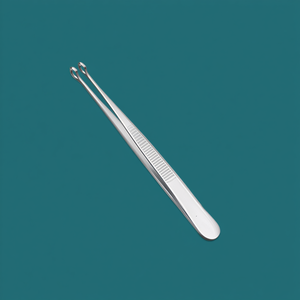 Ensemble de pinces courbées en acier inoxydable conformes à la norme ISO13485, instrument chirurgical manuel essentiel de classe I pour l'USI, garantie de 2 ans - Product Image 1