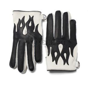 Flame Design Customized Leather Boxing <b>Gloves</b> <b>Moisture</b> Wicking New Arrival White Custom Colors 10oz 12oz 16oz - Product Image 1
