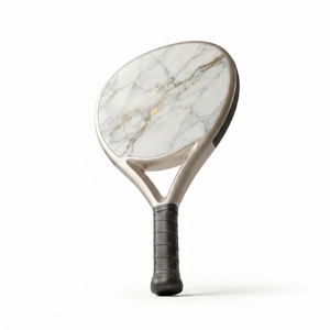 Raquette de padel professionnelle en fibre de carbone, légère, en graphite, avec noyau en EVA, face texturée, équilibrée pour le contrôle et la puissance, entraînement. - Product Image 3