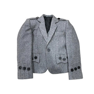 Chaqueta Kilt Escocesa Gris Estilo Argyle para Bebé con Chaleco de 5 Botones, Kilt para Niños para Bodas, Venta al por Mayor, Top Ventas 2026 - Product Image 2