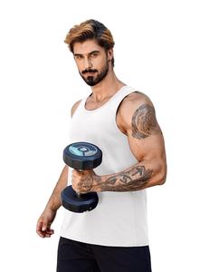 Camiseta sin mangas Signature para hombre, tejido suave, transpirable, cómoda, ligera, de secado rápido, poliéster ecológico, fresca - Product Image 1