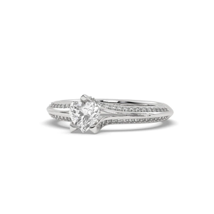 Anillo de Diamante Cultivado en Laboratorio SOLITAIREKART, Color E, Claridad VS1, 0.804 Quilates, Oro Blanco de 14 Quilates, Talla 5 - Product Image 2