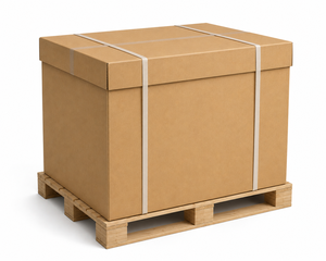 Caja de Cartón Corrugado Jumbo Premium para Envío a Granel - Product Image 1