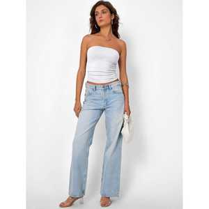 Nuevo Top Corto Tipo Bandeau para Mujer, Ligero, de Secado Rápido, Transpirable, Sin Tirantes, Acolchado, para Gimnasio - Product Image 2