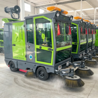 Machine de balayage de rue à batterie, grande puissance d'aspiration, pour le nettoyage des poussières et des déchets routiers avec canon à brume