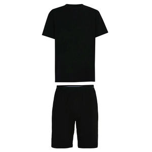 Conjunto Deportivo de Camiseta y Pantalones Cortos Personalizados, Ecológicos, Transpirables, 100% Algodón, Ropa Deportiva Urbana para Gimnasio y Fitness, Conjunto Deportivo de Invierno para Hombre - Product Image 1
