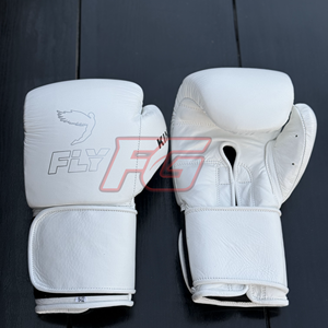 Gants de boxe MMA professionnels FLY, personnalisables OEM, en cuir véritable, pour entraînement et sparring, légers, anti-humidité, à doigts entiers - Product Image 4