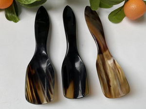 Cuchara de Servir Hecha a Mano con Cuerno de Búfalo, Estilo Antiguo, Pulida, de Alta Calidad, Artesanía Natural de la India, Venta al Por Mayor - Product Image 2