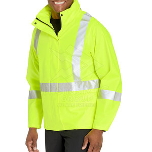 Ropa de Seguridad ANSI Clase 1 EN ISO 20471 Clase 1, Material Transpirable, Bandas Reflectantes, Logotipo, para Largas Jornadas de Trabajo, Chaqueta de Alta Visibilidad - Product Image 6