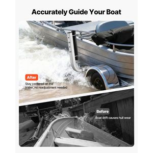 Guide-Ons in Acciaio Rinforzato Regolabili in Altezza 18.5/20.5 Pollici (2 Pezzi) per Rimorchi di Barche e Moto d'Acqua, Modello 2022 Sm - Product Image 2