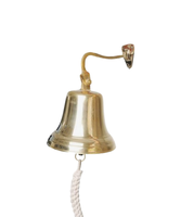 Cloche suspendue en métal finition or de luxe pour les temples, la décoration extérieure et intérieure - Design multifonctionnel personnalisable et résistant à l'eau