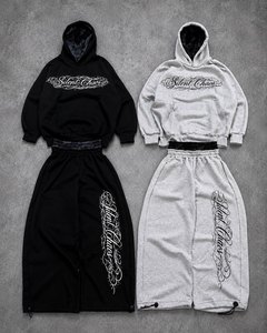 ผู้ผลิตเสื้อผ้าสตรีทแวร์แบบกำหนดเอง ชุดวอร์มฤดูใบไม้ผลิแบบมีฮู้ดกันน้ำ ผลิตจากโพลีเอสเตอร์ น้ำหนักเบา สำหรับผู้ชายและผู้หญิง ลายสกรีนพิมพ์บนผ้าไนลอน - Product Image 4