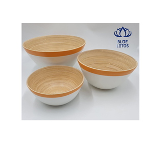 Best Selling Handmade <b>Rolling</b> Bamboo Bowl Natural Eco-Friendly Bamboo Serving Dish for <b>Fruit</b> and Snacks - Product Image 1