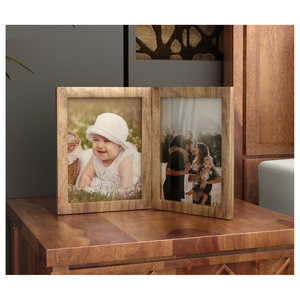 กรอบรูปไม้ สไตล์เรโทร ลายไม้ธรรมชาติ กรอบรูป มีหลายขนาดให้เลือก 4*6, 5*7, 8*10, 11*14, 12*16 นิ้ว - Product Image 5