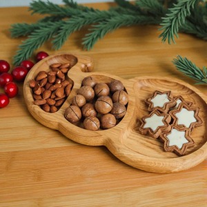 ถาดไม้รูปซานตาคลอส เหมาะสำหรับงานเลี้ยงธีมคริสต์มาส และใช้เป็นของขวัญ ขายส่งจากอินเดีย - Product Image 2