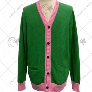 University style custom <b>Men</b> & Women Winter Custom <b>cardigan</b> casual sleeve - Product Image 1