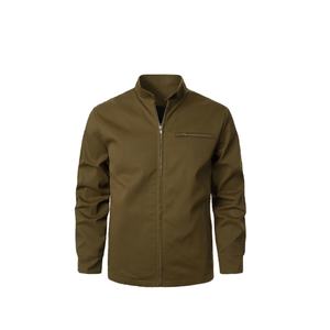 ZZH371 Chaqueta Casual de Invierno para Hombre, Estilo Safari, con Cierre, Cuello Mao, Servicio OEM - Product Image 2