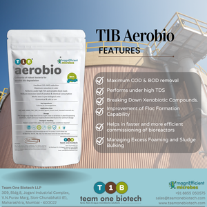 เอนไซม์จุลินทรีย์ T1B สำหรับการย่อยสลายของเสียทางน้ำอย่างมีประสิทธิภาพ ผลิตในอินเดีย - Product Image 2