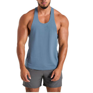 Débardeur de Compression Respirant en Coton Anti-UV à Séchage Rapide pour Hommes, Idéal pour la Musculation, la Course et la Gym – Vente en Gros OEM Personnalisée - Product Image 1