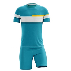 ชุดเล่นฟุตบอลของผู้ชายชุดเสื้อฟุตบอลผ้าแห้งเร็วผ้าโพลีเอสเตอร์ระบายอากาศได้ดี - Product Image 1