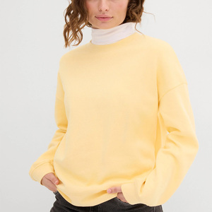 Camiseta de Manga Larga Personalizada para Mujer, Algodón Premium Transpirable, Camiseta Básica Informal para Mujer, Fabricante OEM, Venta al Por Mayor - Product Image 1