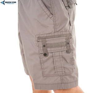 Pantalones Cortos Cargo de Lona para Hombre, Casuales, Resistentes, de Secado Rápido, Transpirables, con Múltiples Bolsillos, Cintura Alta, para Senderismo y Actividades al Aire Libre - Product Image 3