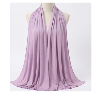 Women's Long Chiffon Scarf Solid Color Lightweight Soft <b>Wrap</b> All Seasons Daily Wear Simple Style Lavender <b>Pink</b> - Product Image 1