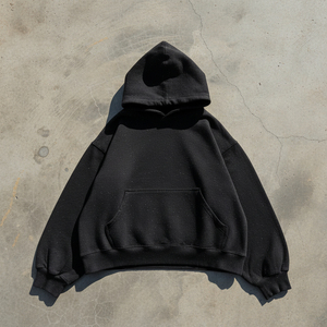 เสื้อฮู้ดดี้ผู้ชายแบบสั่งทำ OEM ประดับเพชรเทียม ผ้าฝ้าย 100% สตรีทแวร์ ผ้าถักเนื้อนุ่ม ทรงปกติ สไตล์วินเทจ สำหรับฤดูใบไม้ร่วง น้ำหนัก 400gsm ซักแบบ Acid Wash แห้งเร็ว - Product Image 6