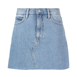 2026 Cheap Price Custom Logo Casual <b>Knee</b>-<b>Length</b> <b>Denim</b> <b>Skirts</b> for Women High Quality Cotton Breathable Comfortable - Product Image 1