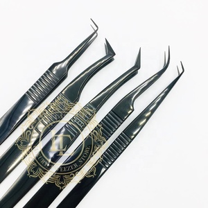Pince à cils plasma noire professionnelle de qualité supérieure en acier inoxydable durable avec la meilleure offre de prix de marque privée - Product Image 2