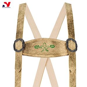 2025 nouveau Design hommes bavarois allemand Lederhosen tenue haute qualité traditionnel Octoberfest tenue solide motif 6XL taille prix - Product Image 2