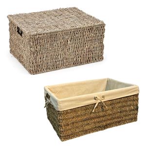 Cesta de Almacenamiento de Mimbre Ecológica Premium PHU HAO, Organizador de Almacenamiento para Cocina, Despensa y Armarios - Product Image 1