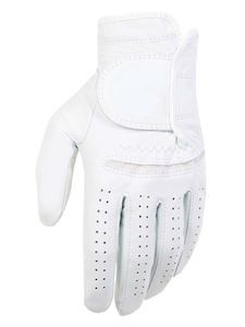 Gant de golf en cuir véritable blanc, main droite, antidérapant, à enfiler, unisexe, qualité supérieure - Product Image 4