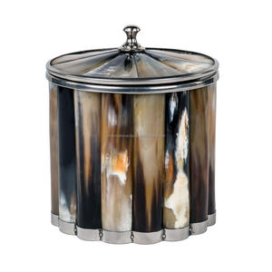 Barra de cubeta de hielo con cuerno de búfer Natural, cubo de hielo de tamaño personalizado para uso en hotel y en venta, pulido natural - Product Image 3