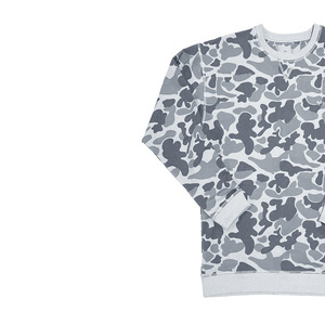 Sudadera de Cuello Redondo de Algodón Tejido Suave con Camuflaje, Unisex, 360g, Felpa Verde Camuflaje para Uso Casual, Urbano y al Aire Libre - Product Image 2