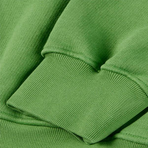 Sweat-shirt à capuche vert unisexe surdimensionné avec poche avant, style décontracté, tissu en molleton français, vêtement d'automne - Product Image 5