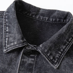 Best Stylish Washed <b>Denim</b> <b>Jacket</b> with Turn Fur Collar Sleeves Faded Color Ripped Style Cotton-Padded Knitted Women Jeans <b>Jacket</b> - Product Image 3