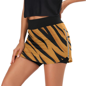 Jupes de sport pour femmes, design personnalisé par sublimation, respirantes, séchage rapide, vêtements de yoga, jupes de tennis pour femmes - Product Image 1