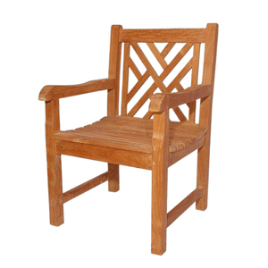 Chaise de jardin en bois, fauteuil, banc de patio extérieur, siège de détente pour cour - Product Image 2