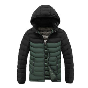 Vestes coupe-vent thermiques pour hommes, vêtements d'hiver, blouson rembourré pour hommes, veste décontractée en coton épaisse et chaude pour hommes, parkas à capuche - Product Image 5