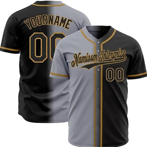 Uniformes de Softbol de Diseño Original para Parejas, con Malla Cosida de Poliéster, Logotipo Personalizado del Equipo, Bloques de Color, Camisetas de Béisbol - Product Image 1