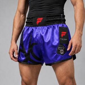Shorts de Muay Thai haut de gamme avec design flexible, tissu respirant et excellente durabilité pour l'entraînement quotidien - Product Image 5