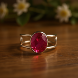 แหวนแฟชั่นทับทิม 2.9 กรัม - Product Image 3