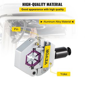 Sertisseur de tuyau AC manuel FS-7842B Kit de sertisseur de tuyau hydraulique séparable Valve à piston manuelle Pompe en aluminium 7 matrices pour l'air - Product Image 5