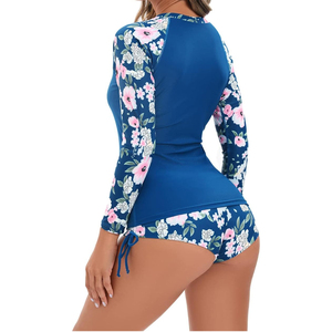 Maillot de compression à manches longues personnalisé pour femme, séchage rapide, protection anti-UV, sublimation, pour la gym et le fitness - Product Image 4